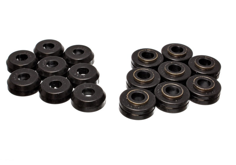 Energy Suspension Fd Bronco Body Mount Set - Black Bushing Kits Energy Suspension