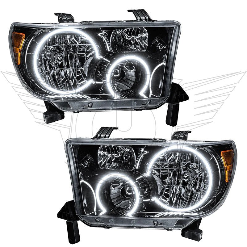 Oracle 07-11 Toyota Tundra Pre-Assembled Headlights - Black Housing - w/ BC1 Controller Headlights ORACLE Lighting