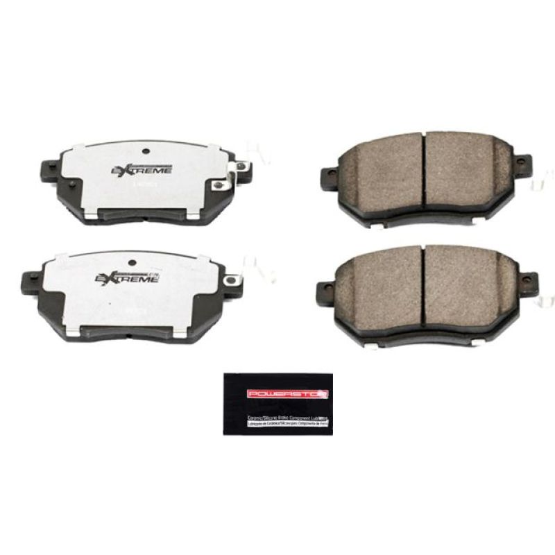 Power Stop 03-06 Infiniti FX35 Front Z26 Extreme Street Brake Pads w/Hardware Brake Pads - Performance PowerStop