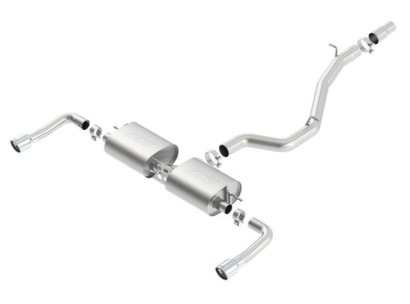 Borla 14-16 Audi A3 Quattro 2.0L Turbo AT/MT RWD 4DR S-Type Cat-Back Exhaust Single Split Rear Exit Catback Borla