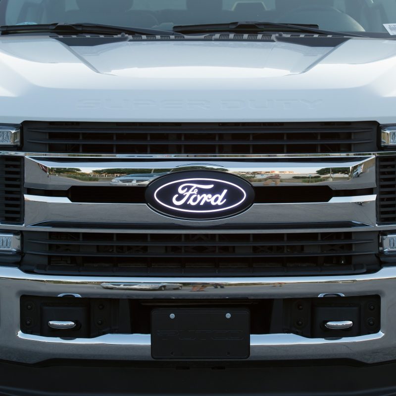 Putco 20-22 Ford Super Duty LED Front Emblem w/ Camera Cutout Light Bars & Cubes Putco