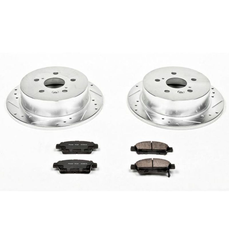 Power Stop 04-10 Toyota Sienna Rear Z23 Evolution Sport Brake Kit Brake Kits - Performance D&S PowerStop