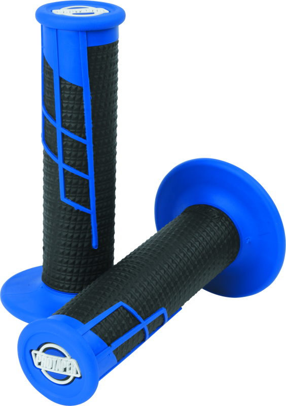ProTaper Clamp-On 1/2 Waffle Grip - Blue/Black Grips ProTaper