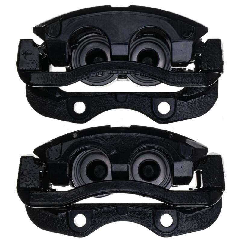 Power Stop 03-06 Cadillac Escalade Rear Black Caliper - Pair w/Bracket Brake Calipers - Perf PowerStop