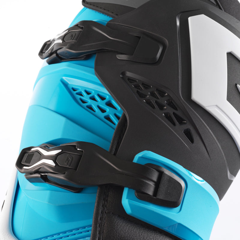 Gaerne SG22 Limited Edition Boot White/Black/Light Blue Size - 11 Motorcycle Boots Gaerne