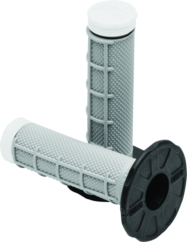 ProTaper Tri Density MX 1/2 Waffle Grips - White Grips ProTaper