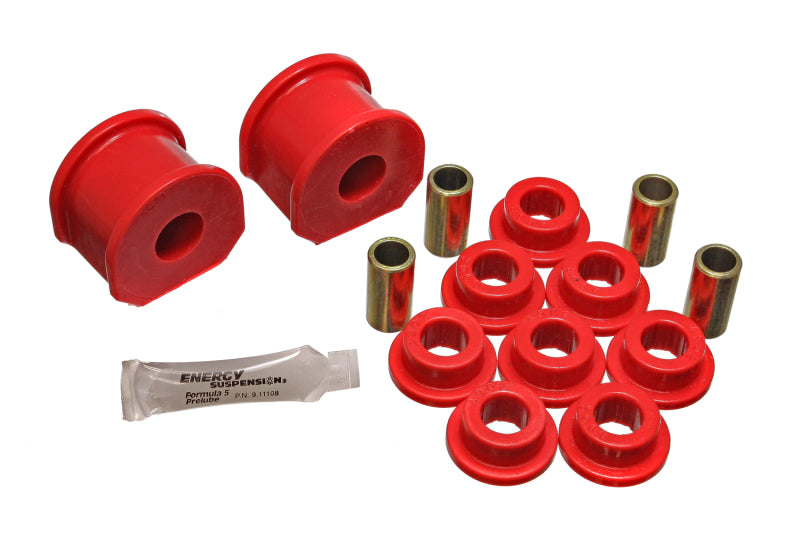 Energy Suspension Ford Truck 3/4in Dia 2in Tall inAin Style Rear Sway Bar Bushing Set - Red Bushing Kits Energy Suspension