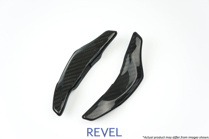 Revel GT Dry Carbon Paddle Shifter Covers (Left & Right) 16-18 Mazda MX-5 - 4 Pieces Carbon Accessories Revel
