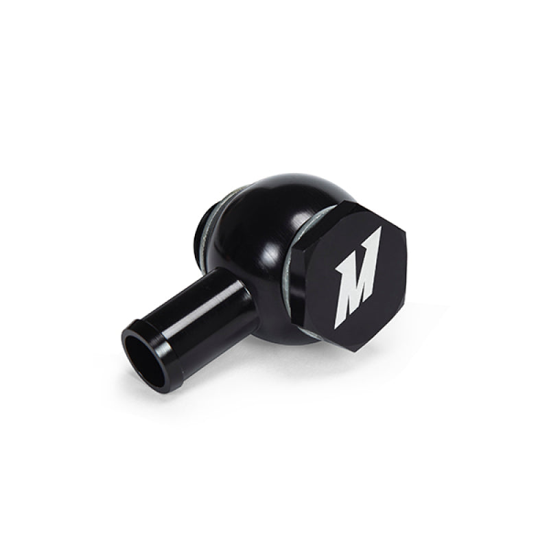 Mishimoto M20 x 5/8 Straight Black Banjo Fitting w/ Bolt Fittings Mishimoto