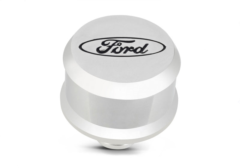 Ford Racing Slant Edge Breather - Polished Engine Breather Filters Ford Racing