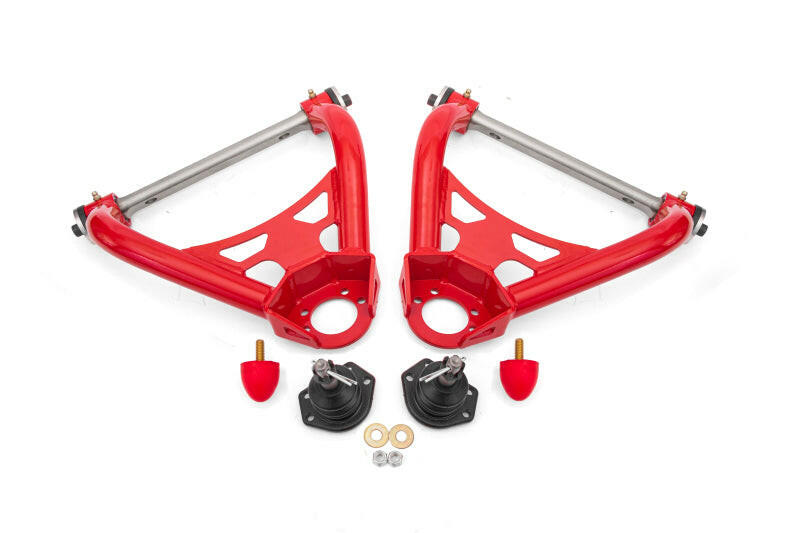 BMR 64-72 A-Body Non-Adj Upper A-Arms (Polyurethane) - Red Control Arms BMR Suspension