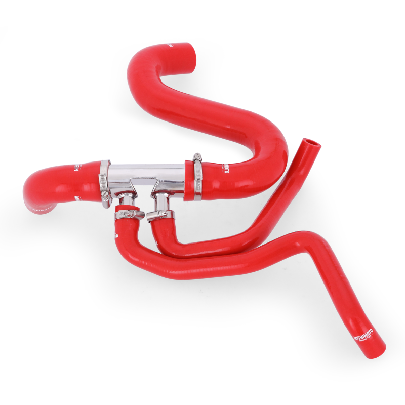 Mishimoto 2015+ Ford Mustang GT Silicone Lower Radiator Hose - Red Hoses Mishimoto