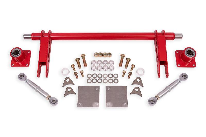 BMR 79-04 Ford Mustang 1.375in Rear Weld-on Anti-roll Bar Kit Hollow - Red Sway Bars BMR Suspension