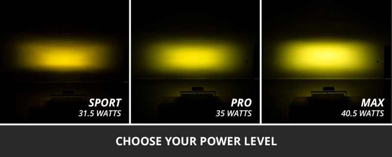 Diode Dynamics SS6 Max Yellow Combo Flush ABL (single) 3000K Light Bars & Cubes Diode Dynamics