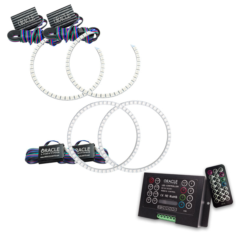 Oracle Nissan Titan 04-07 Halo Kit - ColorSHIFT w/ 2.0 Controller Headlights ORACLE Lighting