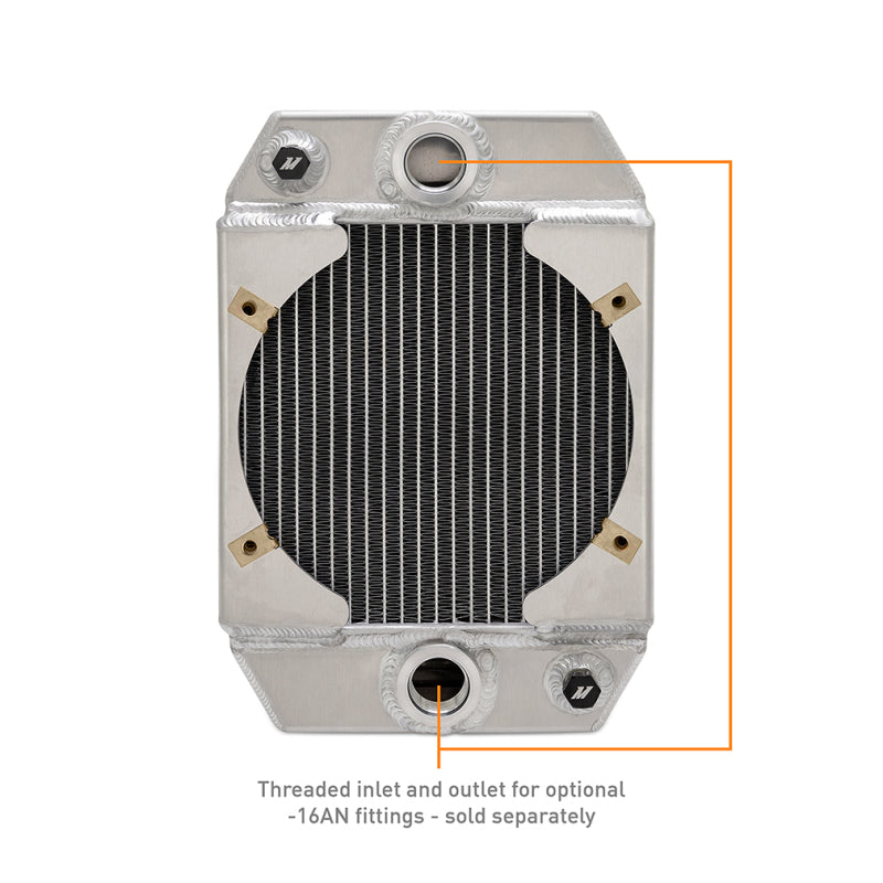 Mishimoto Universal Drag Race Performance Aluminum Radiator - Natural Radiators Mishimoto
