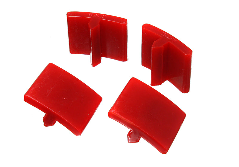 Energy Suspension 2005-07 Ford F-250/F-350 SD 2/4WD Rear Axle Bump Stop Set - Red Bushing Kits Energy Suspension
