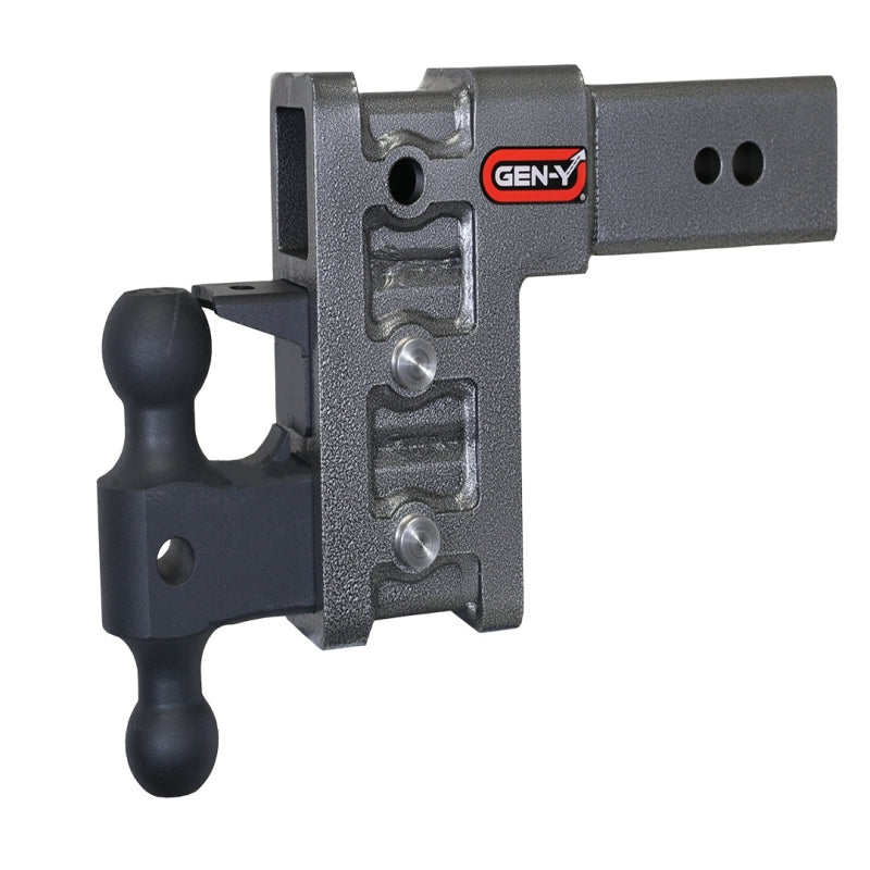 Gen-Y Mega Duty 3in Shank 6in Drop 3.5K TW 32K Hitch w/GH-0161 Dual-Ball/GH-0162 Pintle Lock Hitch Receivers GEN-Y Hitch