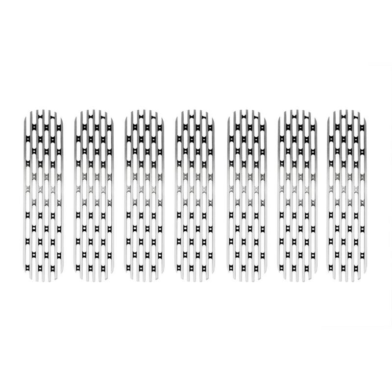 DV8 Offroad 2007-2018 Jeep JK Polished Grille Inserts Grilles DV8 Offroad