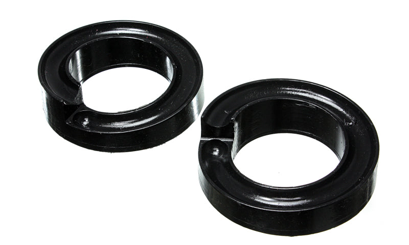 Energy Suspension 2005-07 Ford F-250/F-350 SD 2/4WD Front Coil Spring Isolator Set - Black Bushing Kits Energy Suspension