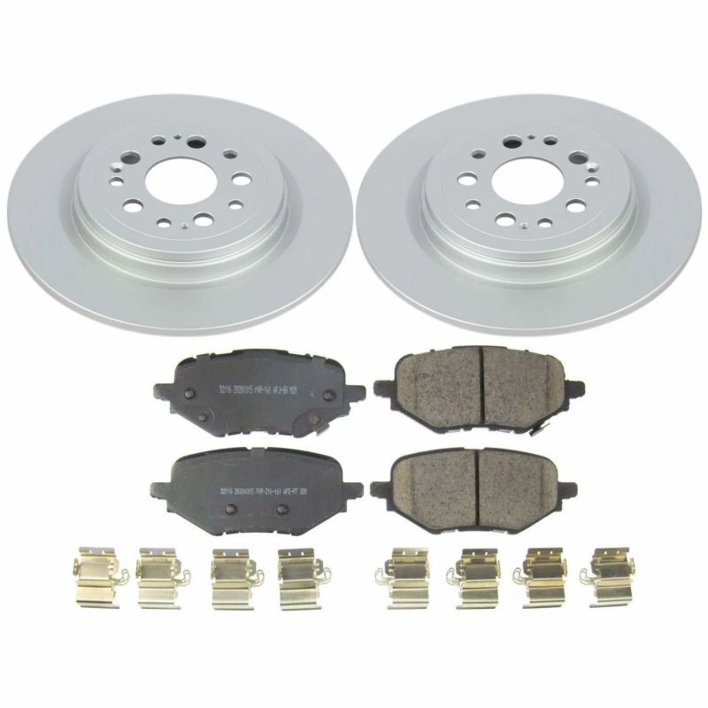 Power Stop 17-19 Honda Clarity Rear Z17 Evolution Geomet Coated Brake Kit Brake Kits - Performance Blank PowerStop