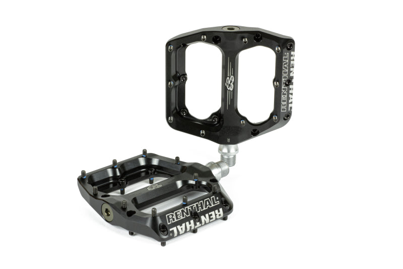 Renthal Revo-F Flat Pedal - Black Pedals Renthal