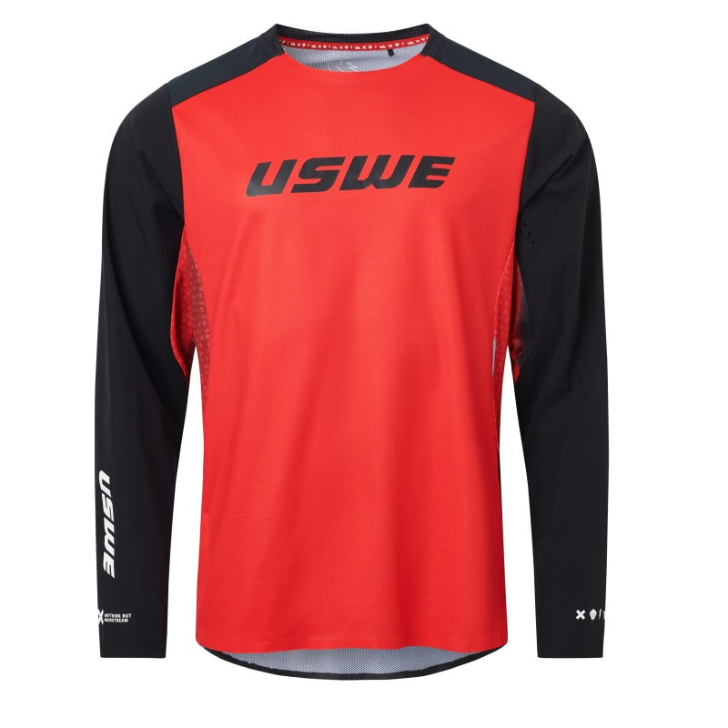 USWE Lera Off-Road Jersey Adult Flame Red - 2XL Shirts USWE