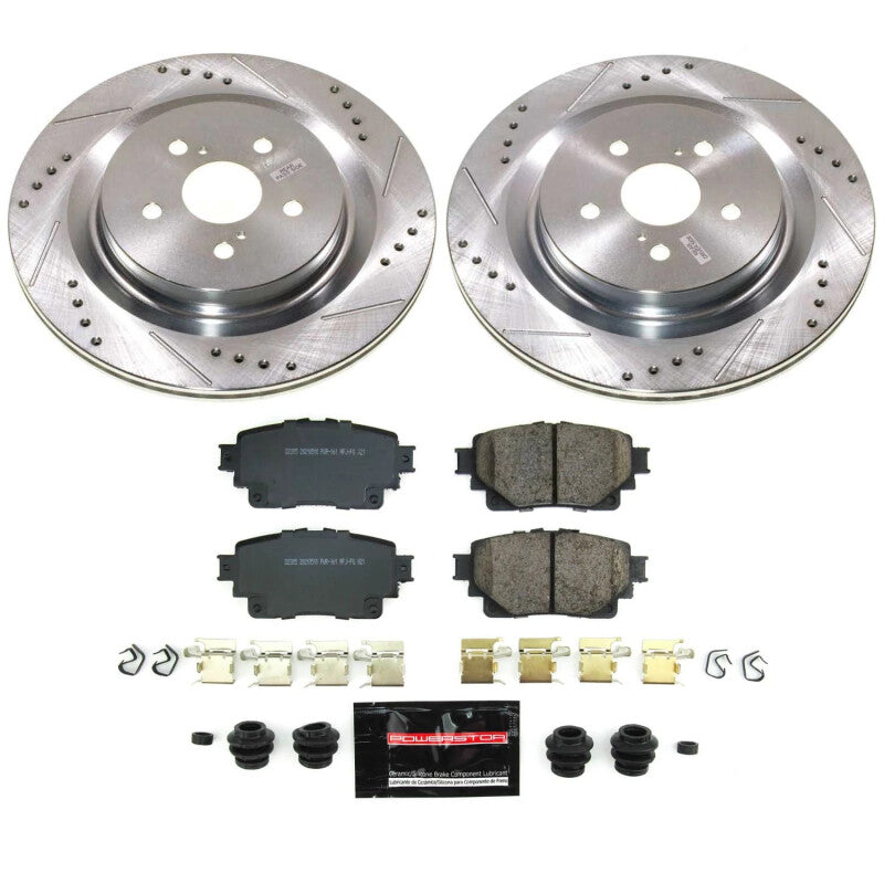 Power Stop 20-22 Toyota Highlander Rear Z23 Evolution Brake Kit Brake Kits - Performance D&S PowerStop