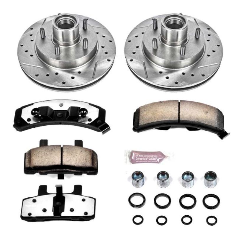 Power Stop 95-97 Chevrolet Blazer Front Z36 Truck & Tow Brake Kit Brake Kits - Performance D&S PowerStop