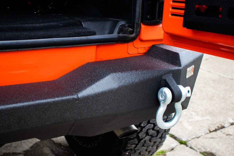 Fishbone Offroad 07-18 Jeep Wrangler JK Rear Bumper Mako Bumpers - Steel Fishbone Offroad