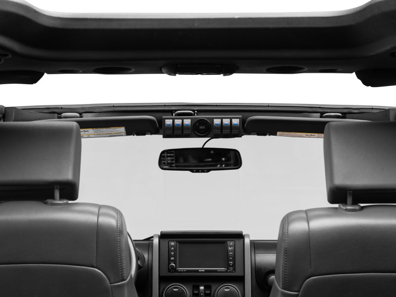 Raxiom 07-18 Jeep Wrangler JK Control Box w/ Switch Panel Throttle Controllers Raxiom