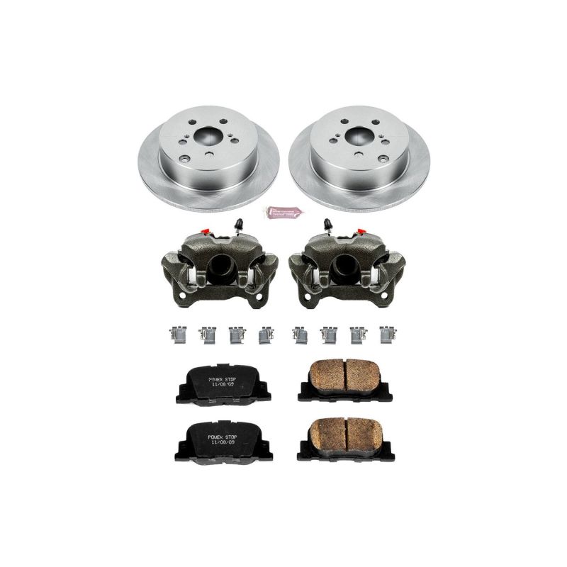 Power Stop 05-10 Scion tC Rear Autospecialty Brake Kit w/Calipers Brake Kits - OE PowerStop