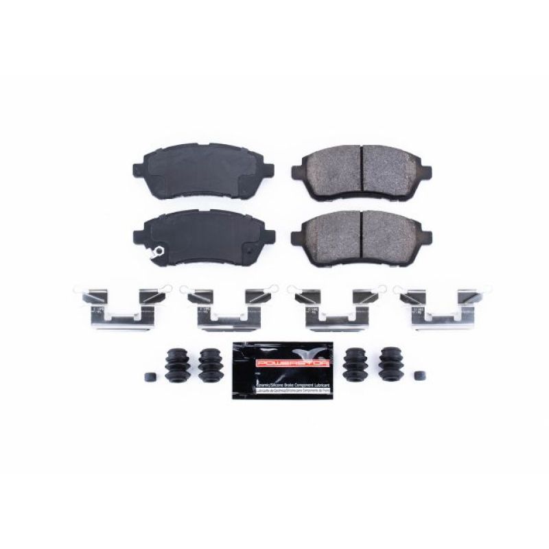 Power Stop 11-14 Mazda 2 Front Z23 Evolution Sport Brake Pads w/Hardware Brake Pads - Performance PowerStop