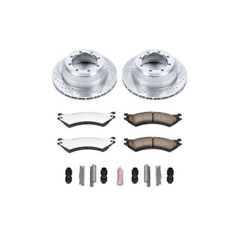 Power Stop 03-05 Ford E-350 Club Wagon Rear Z36 Truck & Tow Brake Kit Brake Kits - Performance D&S PowerStop
