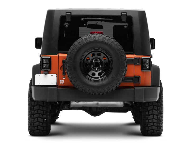 Raxiom 07-18 Jeep Wrangler JK Axial Series Vision LED Tail Lights- Black Housing (Smoked Lens) Tail Lights Raxiom