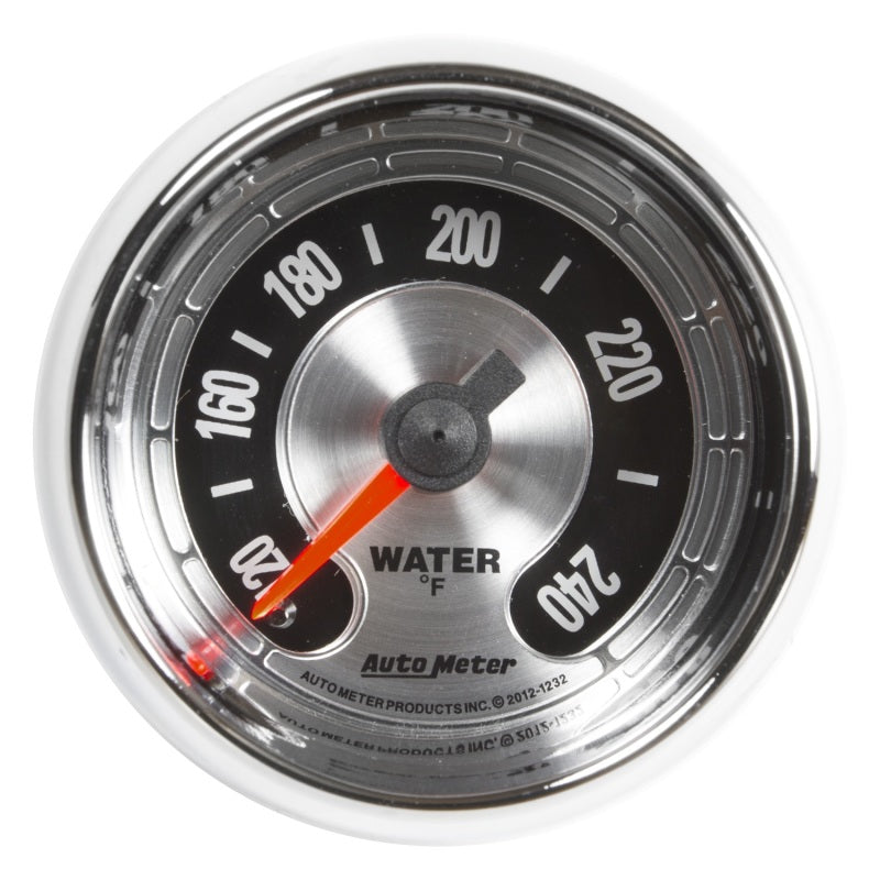Autometer American Muscle 52mm 240 Deg F Water Temp Gauge Gauges AutoMeter
