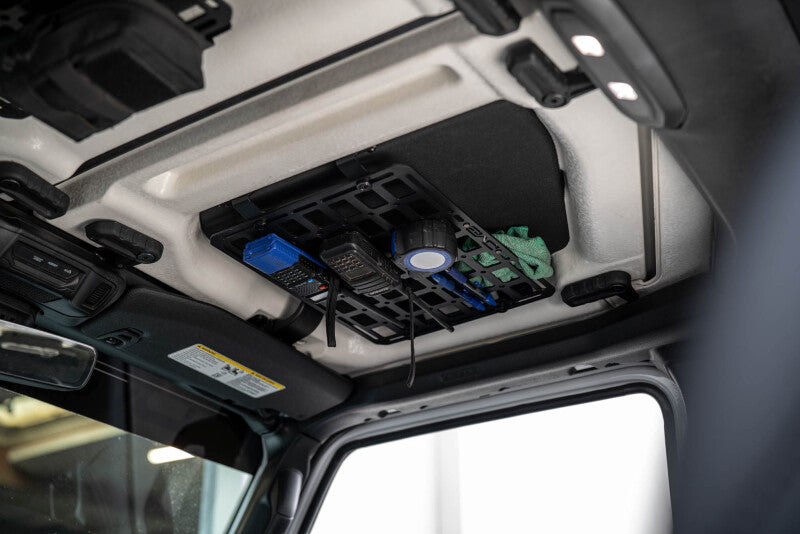 DV8 Offroad 2018-2025 Jeep Wrangler JL Roof Mount for 15In x 12In Molle Panel Exterior Trim DV8 Offroad