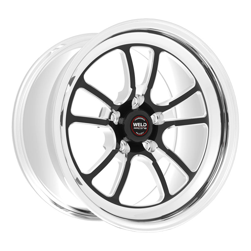 Weld S70 15x9 / 5x4.5 BP / 6.5in. BS Black Wheel (Medium Pad) - Non-Beadlock Wheels - Forged Weld