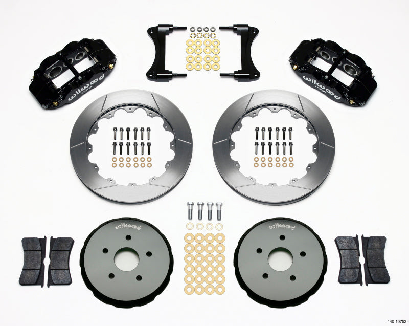 Wilwood Narrow Superlite 6R Front Hat Kit 12.88in 2008 Toyota Matrix Big Brake Kits Wilwood