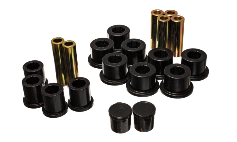 Energy Suspension Rear Spring Bushing Set - Black Bushing Kits Energy Suspension