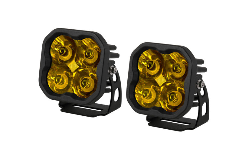 Diode Dynamics SS3 Pro ABL - Yellow Spot Standard (Pair) Light Accessories and Wiring Diode Dynamics