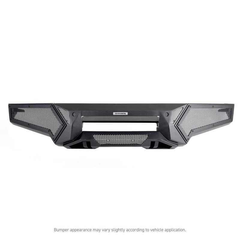Go Rhino 21-23 Ford F-150 (4dr) Element Front Bumper w/ Power Bar - Tex. Blk Bumpers - Steel Go Rhino