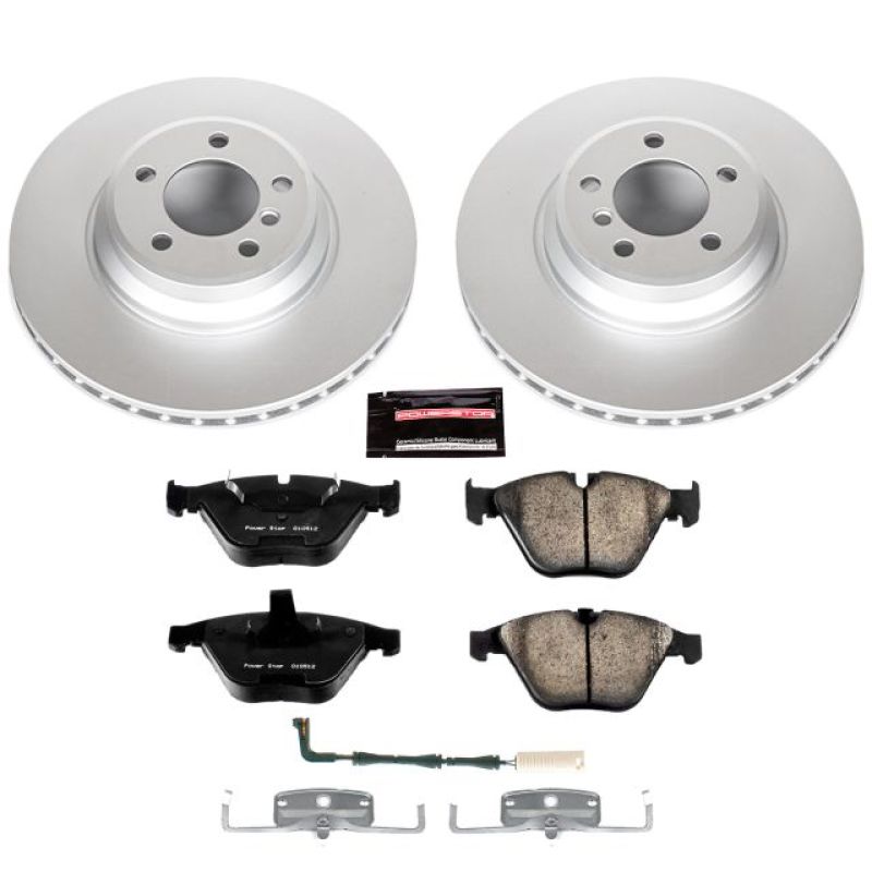 Power Stop 02-05 BMW 745i Front Z23 Evolution Sport Coated Brake Kit Brake Kits - Performance D&S PowerStop