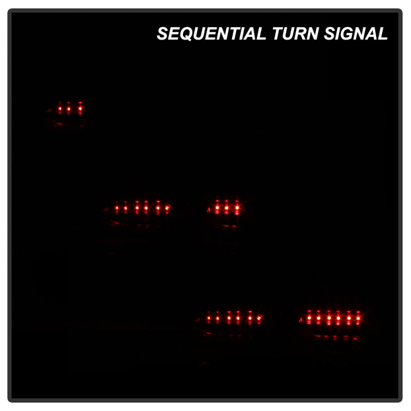 Spyder Chevy Camaro 16-18 (Do Not Fit Halogen Model) LED Tail Lights Black ALT-YD-CCAM16LED-SEQ-BK Tail Lights SPYDER