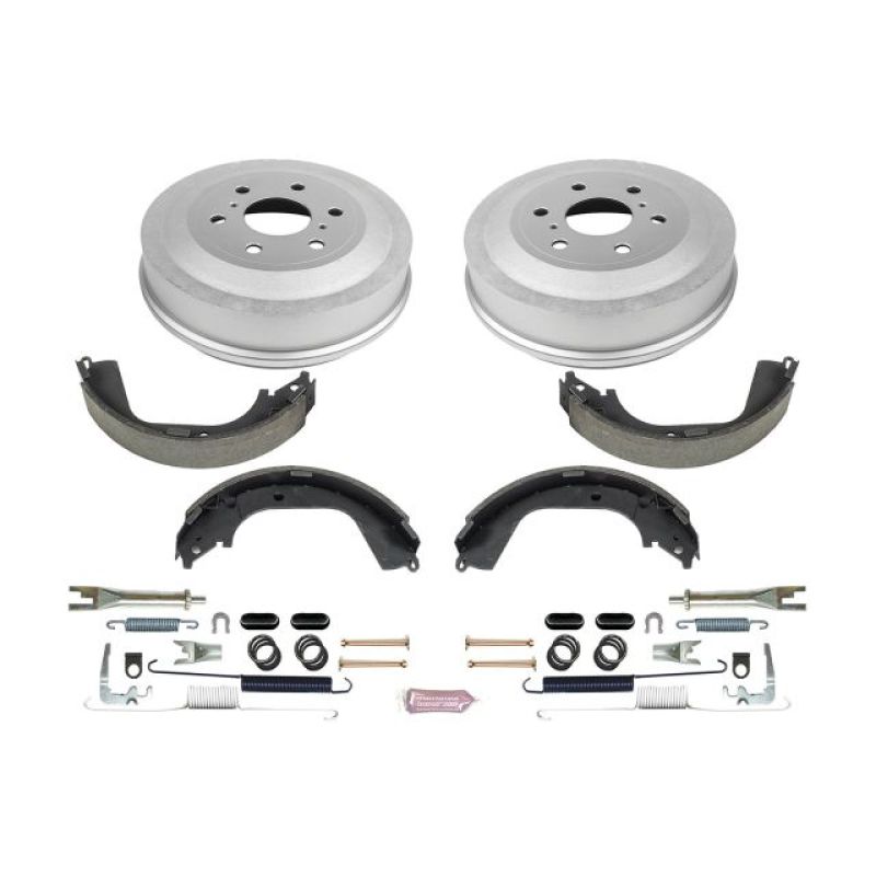 Power Stop 09-13 Chevrolet Silverado 1500 2WD Rear Autospecialty Drum Kit Brake Drums PowerStop