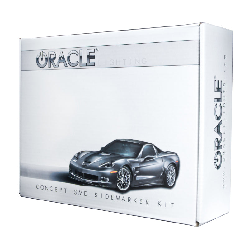 Oracle 05-13 Chevrolet Corvette C6 Concept Sidemarker Set - Clear - No Paint Light Strip LED ORACLE Lighting