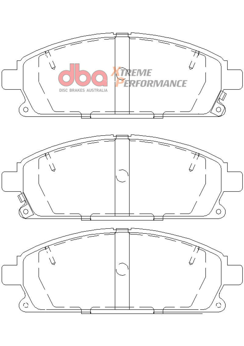 DBA 96-04 Nissan Pathfinder XP650 Front Brake Pads Brake Pads - Performance DBA