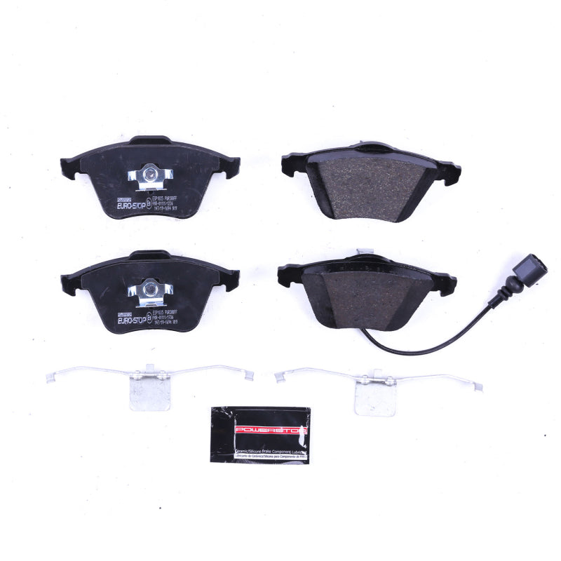 Power Stop 2008 Volkswagen R32 Euro-Stop ECE-R90 Front Brake Pads Brake Pads - OE PowerStop
