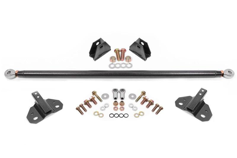 BMR Suspension 24-25 Ford Mustang Rear Steel Shock Mount & Brace Kit - Black Hammertone Shock Mounts & Camber Plates BMR Suspension