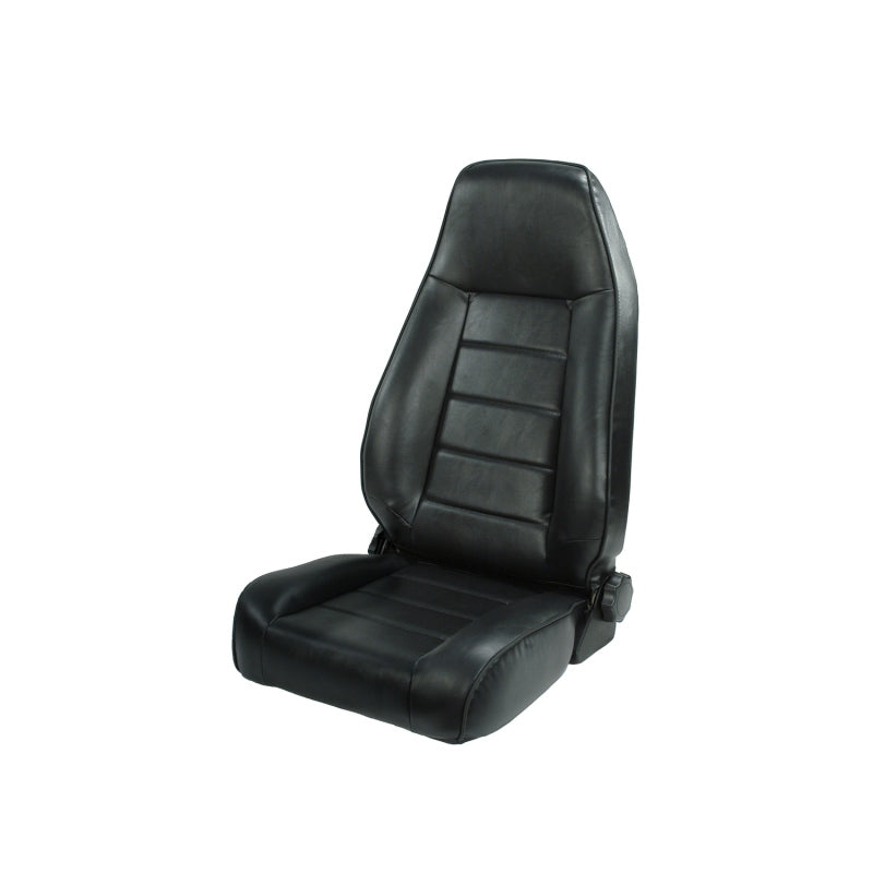 Rugged Ridge High-Back Front Seat Reclinable Black 76-02 CJ&Wrangle Seat Brackets & Frames Rugged Ridge